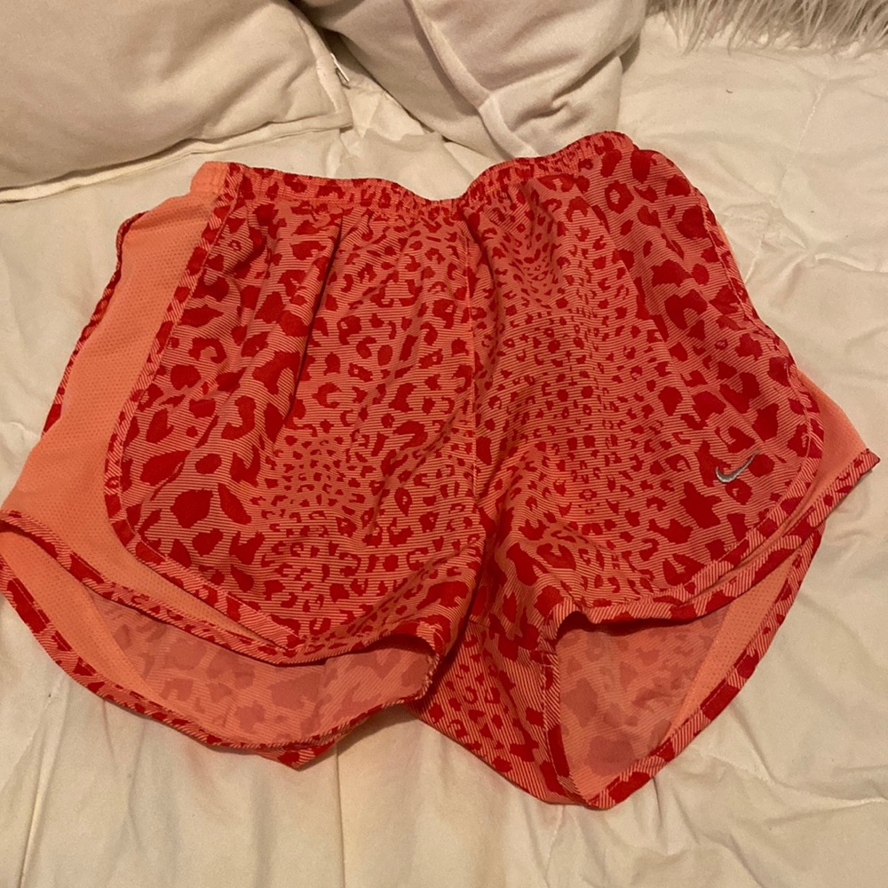 Pink/Red Cheetah Nike Shorts